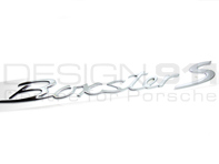 BOXSTER S Badge. Porsche 987 - 98755903702, 987.559.037.02 BOXSTER S Badge. Porsche 987 - 98755903702, 987.559.037.02