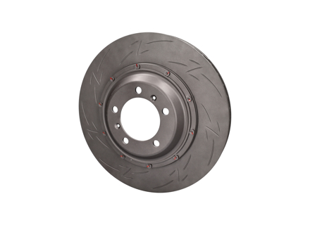 Two piece brake disc rotor, Front. Formula:R. Porsche 997.1 GT3 / GT2 with PCCB (OE No 99735103191 & 99735103291)