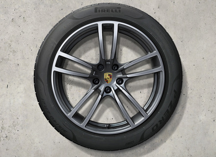 21' Cayenne Turbo alloy wheels and summer tyres Original Porsche - 9Y0044643J