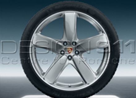 21' Macan Sport Classic Alloy Wheels & Summer Tyres Original Porsche - 95B04460212, 95B04460222