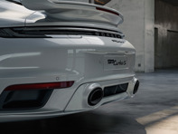 Sports exhaust system, with tailpipes in Black. Porsche 992 Turbo / Turbo S - 992044220 Sports exhaust system, with tailpipes in Black. Porsche 992 Turbo / Turbo S - 992044220