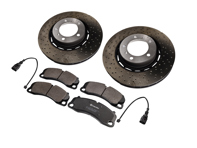 Set remschijven en remblokken voor. Porsche 718 Boxster GTS 4.0ltr / 718 Cayman GTS 4.0ltr - 9P1615301, 9P1615301J, 9P1615302, 9P1615302J