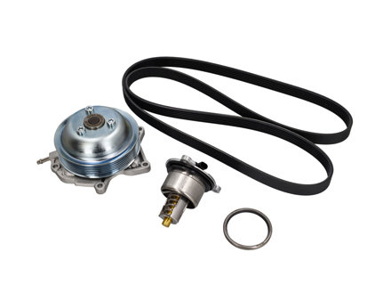 Kit de bomba de agua, correa y termostato. Porsche 718 Boxster 2.0ltr / 718 Cayman 2.0ltr - 9A210605002, 9A210605001, 9A210605003, 9A110622603, 9A110622602, 9A712111000, 0PB121110A, 0PB121688, 9A2210222400/1