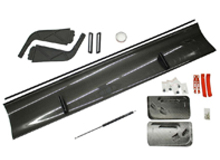 Spoiler posteriore a collo di cigno in fibra di carbonio. Porsche 981 Cayman GT4