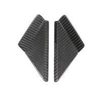 Kit déflecteur de vent Rennline anti tremblement en fibre de carbone. Porsche 991 / 991.2 / 992 / 981 & 718 - E302 Kit déflecteur de vent Rennline anti tremblement en fibre de carbone. Porsche 991 / 991.2 / 992 / 981 & 718 - E302