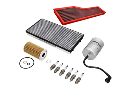 Kit d'entretien moteur - Filtres à air/carburant/huile, bougies d'allumage et plus encore - pour Porsche 986 Boxster 2.5L 1997-1999 - 99610722560, 99610731351, 0PB115499A, 99611025301, 99611013103, 99611013104, 90012310630, 99657221901, 99657221902, 99657121903, 99757121900, 99757121901, 99757121902, 99917020190