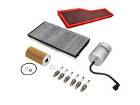 Kit d'entretien moteur - Filtres à air/carburant/huile, bougies d'allumage et plus encore - pour Porsche 986 Boxster 2.5L 1997-1999 - 99610722560, 99610731351, 0PB115499A, 99611025301, 99611013103, 99611013104, 90012310630, 99657221901, 99657221902, 99657121903, 99757121900, 99757121901, 99757121902, 99917020190