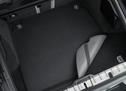 Tapis de coffre réversible avec contour en Nubuck. Porsche 971 Panamera - 971044803