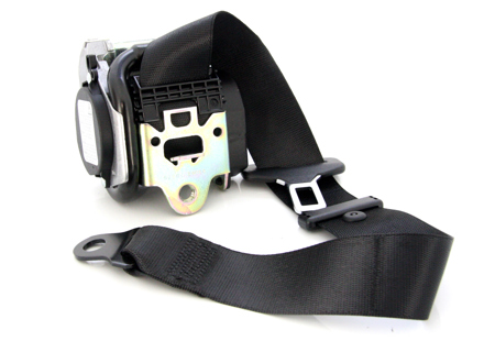 Seat belt front cabrio in BLACK. Porsche 996 Turbo / 997 Turbo - 99780303306, 99780303306A23, 99780303305, 99780303305A23, 99680303303, 99780303405, 99780303405A23, 99780303411, 99780303411A23, 99680303405