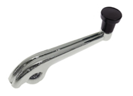 Maniglia alzacristallo con pomello NERO. Porsche 356 - 35652027, 356.52.027-BLK