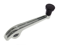 Maniglia alzacristallo con pomello NERO. Porsche 356 - 35652027, 356.52.027-BLK