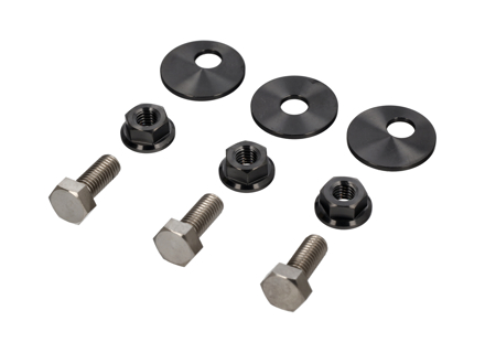 Kit di fissaggio per dadi e bulloni in titanio per terminali di scarico in titanio. Porsche 997 GT3, 991 GT3 e GT3 RS - 99711125390, 99711125393, 99908464901, 99711175391, 99711175391