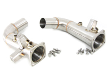 Uitlaat cat bypass pijpen (voor Base). Porsche 991.2 Carrera - 3606109912, 992254400F, 992254400FX, 992254400D, 992254400DX, 992254400N, 992254400NX, 992254450F, 992254450FX, 992254450D, 992254450DX, 992254450N, 992254450NX