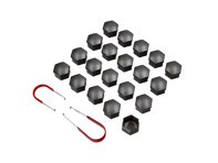 Wheel Bolt Covers Smoke Nickel. Porsche 996/986/987/997/Cayman