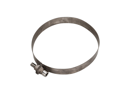 Titanium Exhaust retaining strap steel (598mm) LEFT 911 1984-89 - 93011115900