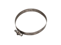 Titanium Exhaust retaining strap steel (598mm) LEFT 911 1984-89 - 93011115900