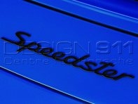 'SPEEDSTER'  Rear Badge, BLACK. Porsche 911 (997) Speedster - 99755922100041