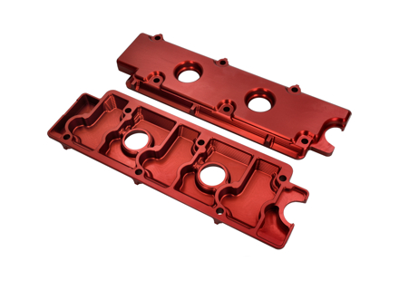 Camshaft Engine Cover - Upper Alloy in Red Porsche 911 1968-89 / 965 - 90110511503, 90110511511