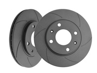 Black Diamond 6 GROOVED Performance Brake Discs REAR. Porsche 718 Boxster 2.5L 2016>> - KBD 3048, KBD3048, KBD3048G6