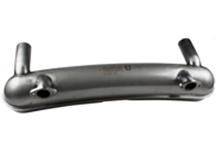 Terminale di scarico / Silenziatore scatola posteriore racing con flange di aspirazione imbullonate. Porsche 911 1963-73 - solo CORSA - 92212ASSI, 92.212ASSI, 1620801800 - 1620801800