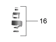 High pressure injector seal. Porsche 982 Boxster / 982C Cayman / 91.2 Carrera - 9A211051600, 822.350 High pressure injector seal. Porsche 982 Boxster / 982C Cayman / 91.2 Carrera - 9A211051600, 822.350