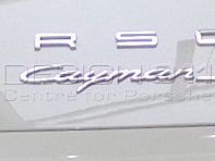 Insignia 'CAYMAN' para Porsche 981C Cayman 2013>> - 98155923900 Insignia 'CAYMAN' para Porsche 981C Cayman 2013>> - 98155923900