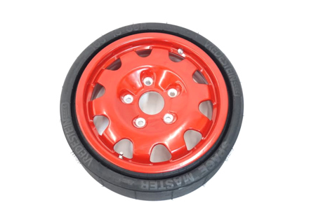 Emergency wheel with collapsible tyre. Porsche 911 / 964 / 944 / 928 1970-91 - 95136203002, 91136102812, 91136102811, 91136150100, 91136150600
