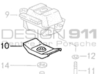 Gearbox Support Bearing Bracket Stop. Porsche 964 C4 / 993 C4 / 993 C4S / 993 Turbo MANUAL - 96437518301 Gearbox Support Bearing Bracket Stop. Porsche 964 C4 / 993 C4 / 993 C4S / 993 Turbo MANUAL - 96437518301