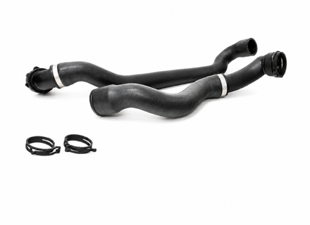 Kit di tubi flessibili per il liquido di raffreddamento del radiatore. Porsche 955 Cayenne S / 955 Cayenne Turbo - 95510623910, 95510623800