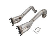 Juego de tubos Akrapovic Link (titanio) para Porsche 718 Cayman GT4 / Spyder - OPF/GPF 02/2020>> - 982254351B, 982254351AB, 982254351N, 982254350B, 982254350AB