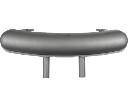 排气消声器/消音器后箱。保时捷 911 1964-76 2 进 2 出 50 毫米出口 - 92.510DUAL, 92510DUAL, 1620605800, 91111102501, 91111102500, 91111102505