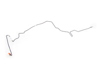 Brake line. Porsche 997.2 - 99735519014 Brake line. Porsche 997.2 - 99735519014