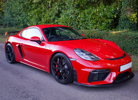 Full Carbon Fibre Aero Package without Air Curtains. Porsche 718 GT4