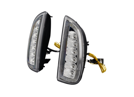 Front Bumper Indicator DRL (Daytime Running Lights) LED. Porsche 957 Cayenne - 95763105500, 95563118102, 95563118202