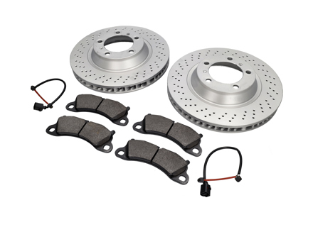ANTERIORE Pacchetto pastiglie freno e disco freno Porsche 991 S 3.8L - 99135240301, 99135240401, 99135140302, 99735140402, 9P1615301, 9P1615302
