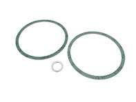 Oil strainer gasket set with sump sealing ring. Porsche 914 - 021198031B, 017.494, N0138051