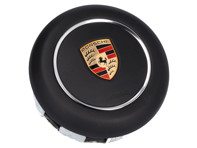 Steering wheel airbag unit, Black Leather. Porsche 982 Boxster Spyder / 981 Cayman GT4 / 991.2 Carrera / 991.2 Turbo / 991 GT3 - 9P1880201JA34, 9P1880201ANA34, 9P1880201RA34, 9P1880201ABA34, 9P1880201LA34 Steering wheel airbag unit, Black Leather. Porsche 982 Boxster Spyder / 981 Cayman GT4 / 991.2 Carrera / 991.2 Turbo / 991 GT3 - 9P1880201JA34, 9P1880201ANA34, 9P1880201RA34, 9P1880201ABA34, 9P1880201LA34