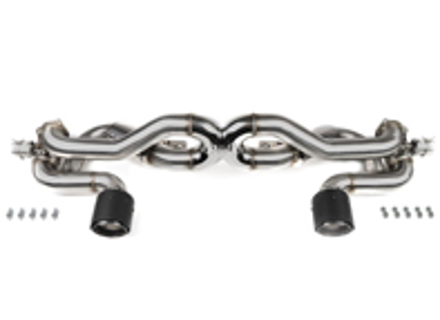 Exhaust Valvetronic X-Pipe system. Porsche 718 GT4 / GTS / Spyder (2020+) - 982251053F, 982251053H, 982251053K