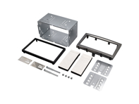 Double Din Fascia Plate (Anthracite). Porsche 911 (997) / 987 Boxster / 987C Cayman - CT23PO03