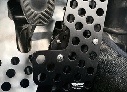 Adjustable accelerator pedal extension. Porsche 911 / 964 / 993 / 944 / 968 / 928 / 986 / 996 - 96442311101, 96442311100, 9114211102, 91142311103, 927723511A, 827723511B