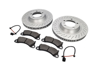 FRONT Brake Pads and Brake Disc Package Porsche 991 S 3.8L - 99135240301, 99135240401, 99135140302, 99735140402