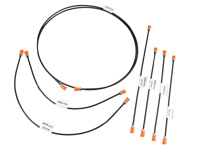 Kit tubi freno. Porsche 356 / 356 A - 64442305, 64442306, 64442313, 64442314, 69535260201, PCG42305 - EQ698008, 1661500910 Kit tubi freno. Porsche 356 / 356 A - 64442305, 64442306, 64442313, 64442314, 69535260201, PCG42305 - EQ698008, 1661500910