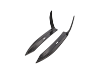 SPLITTER PARAURTI POSTERIORE IN CARBONIO 991.2 C4 / GTS 2017-19 - 99150502263, 99150502264, 99150502265