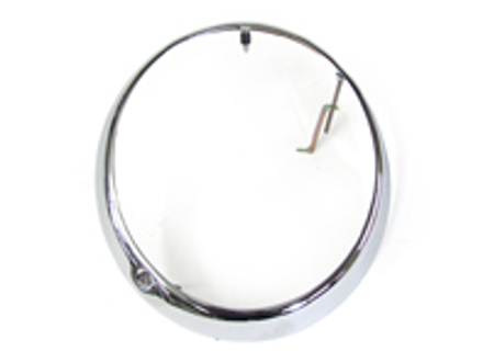 Headlamp outer bezel, Chrome. Porsche 911 1965-86 - 91163193300