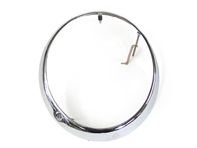 Headlamp outer bezel, Chrome. Porsche 911 1965-86 - 91163193300 Headlamp outer bezel, Chrome. Porsche 911 1965-86 - 91163193300