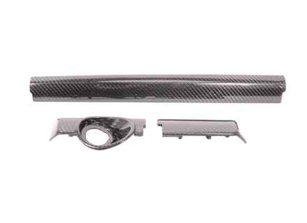 Dash trim kit carbon fibre from Rennline LHD. Porsche 958 Cayenne 2011-14 - 95855222105BX3, 95855222605BX3, 95855222205BX3 - I172