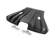 Rear bumper lower guard in carbon for 992 GT3 look bodykit