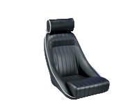 Corbeau Classic Seat. In Black Leather. Porsche 911 / 964 / 968 / 944 - 120804/LTR, 120804/LTR/W Corbeau Classic Seat. In Black Leather. Porsche 911 / 964 / 968 / 944 - 120804/LTR, 120804/LTR/W