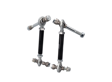Adjustable drop links, Set of 2. Porsche 986 / 987 / 981 / 996 / 997 / 991 - 99634306904, 99634307004, 99134306902, 99134307002, 99634307002, 99634307003, 99734306900, 99734306901, 99734306902, 99734306903, 99734306904, 9P1411317, 9P1411318