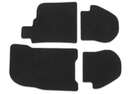 Fußmatten, Schwarz. Porsche 928 1980-85 RHD – Rechtslenker - 000043154205FV, P0021